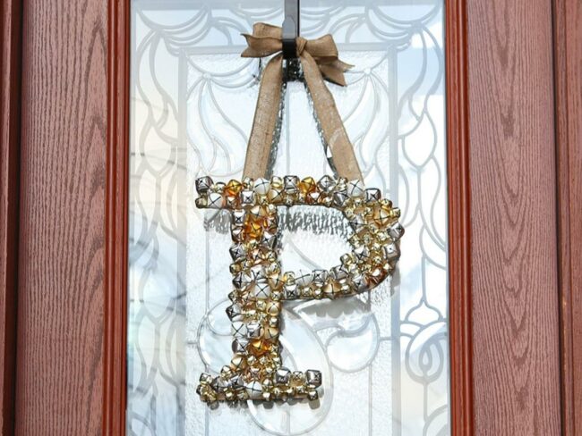 Metallic "P" Bell Monogram